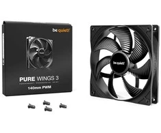 Be Quiet! LISTAN BE QUILT PURE WINGS 3 140 mm PWM ventiliatorius