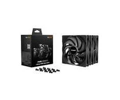be quiet! Pure Wings 3 Fans, High-Speed – 140mm, juodas, pack of 3