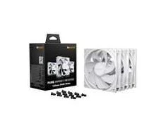 be quiet! Pure Wings 3 Fans, PWM, Reverse – 120mm, baltas, pack of 3