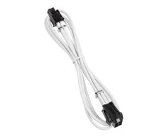 BitFenix Alchemy 4-Pin-ATX12V-Extensionskabel, 45 cm, sleeved – baltos spalvos