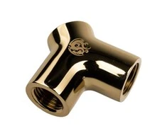 Bitspower Adapteris Y-Splitter 3x G1/4 inch female thread - auksinis
