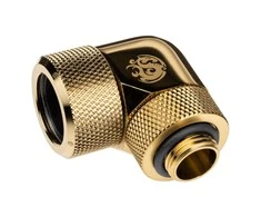 Bitspower Advanced Multi-Link Adapteris Connection 90 Degrees G1/4 Inch BSP to 16mm OD Hardtube – Rotatable.