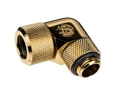 Bitspower Advanced Multi-Link Adapteris Connection 90 Degrees G1/4 Inch Female Thread to 12mm Outer Diameter Hard Tube – Rotatable.
