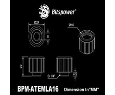 „Bitspower Artemis Advanced Multi-Link“ – 16 mm išorinis skersmuo, smėliasrove apdorotas Sidabrinis