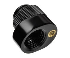 Bitspower Extension Offset – juodas, pack of 2