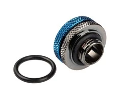 Bitspower Multi-Link Adapteris Connection straight G1/4 inch female thread to 16mm OD hard tube – glossy juodas