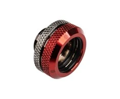 „Bitspower“ daugiakanalis adapteris, tiesus G1/4 colio AG ir 16 mm išorinio skersmens kieto vamzdžio jungtis, blizgus juodas