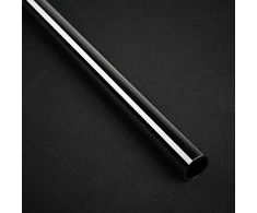 Bitspower None Chamfer Brass Hard Tubing 12mm AD, 500mm – juodas sparkle