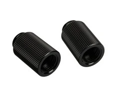 Bitspower Touchaqua Adapteris straight G1/4 inch female to G1/4 inch female – 2 pack, 25mm, juodas