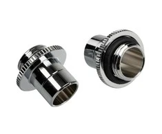 Bitspower Touchaqua Link Adapteris Male G1/4 Inch AG to Link Tube Adjustable 16-22mm – 2 vnt., sidabrinis