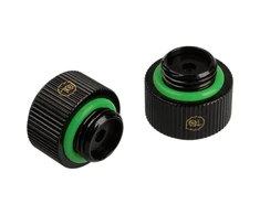 Bitspower Touchaqua Manual Air Exhaust G1/4 Inch Female Thread – 2 Pack, Juodas