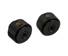 Bitspower Touchaqua Manual Air Exhaust G1/4 Inch Female Thread – 2 Pack, Juodas