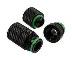 Bitspower Touchaqua Vanduo Outlet G1/4 Inch Female Thread – 2 vnt., Juodas