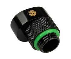 Bitspower X-Cross Adapteris G1/4 inch male to G1/4 inch female – 5mm offset, juodas matte