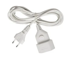 Brennenstuhl ilgiklist, CEE 7/16, IEC 60906-1, max 250V / 2.5A, 3m baltas 1161660 / DEL-118A