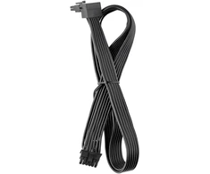 „CableMod Basics Universelles 12V-2×6“ laidas, 90° jungtis, 16 kontaktų į 16 kontaktų – juodos spalvos, 60 cm, A variantas