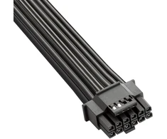 „CableMod Basics Universelles 12V-2×6“ laidas, 90° jungtis, 16 kontaktų į 16 kontaktų – juodos spalvos, 60 cm, A variantas