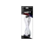CableMod C-Series Pro Bridged Connection Cable – Variant A, 90°, 16-Pin to 3×8-Pin PCIe, baltos spalvos