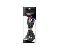 CableMod C-Series Pro Bridged Connection Cable – Variant A, 90°, 16-Pin to 4×8-Pin PCIe, juodos spalvos