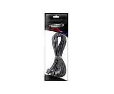 CableMod C-Series Pro Bridged Connection Cable – Variant B, 90°, 16-Pin to 4x 8-Pin PCIe, carbon
