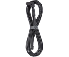 „CableMod C-Series Pro ModMesh 12V-2®“ 6 colių kabelis, 90° jungtis, skirtas „Corsair Type 5 RMx Shift“ maitinimo šaltiniams, anglies pluošto, 65 cm