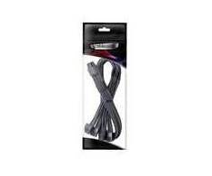 CableMod C-Series Pro ModMesh 12V-2×6-Cable, Sleeved, 16-Pin to 4x 8-Pin, for Corsair Type 4 ir 3 PSUs – carbon, 60cm