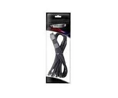 CableMod C-Series Pro ModMesh 12V-2×6-Cable, Sleeved, 16-Pin to 4x 8-Pin, for Corsair Type 4 ir 3 PSUs – juodos spalvos, 60cm
