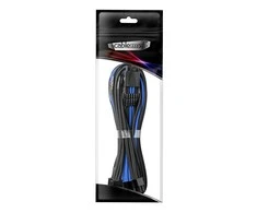 CableMod C-Series PRO ModMesh 12VHPWR to 3x PCI-e Cable for Corsair – 60cm, juodos spalvos/mėlynos spalvos