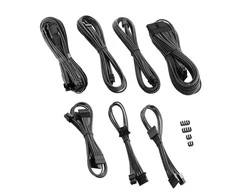 „CableMod C-Series PRO ModMesh 12VHPWR“ kabelių rinkinys, skirtas „Corsair RM“, „RMi“, „RMx“ („Juodas Label“) – anglies pluošto