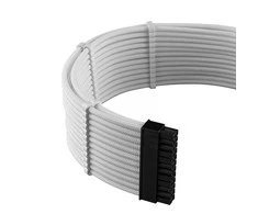 CableMod C-Series PRO ModMesh 12VHPWR Cable Kit for Corsair RM, RMi, RMx (Juodas Label) – baltas