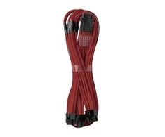 CableMod C-Series PRO ModMesh 12VHPWR to 3x PCI-e Cable for Corsair – 60cm, raudonos spalvos