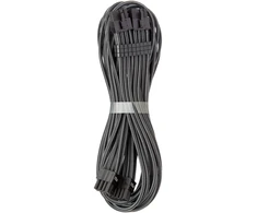 „CableMod C-Series Pro ModMesh Bridged“ jungiamasis kabelis – 8+8 kontaktų PCIe, anglies pluošto, 60 cm