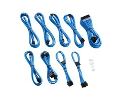 CableMod C-Series PRO ModMesh Cable Kit for RMi/RMx/RM (Juodas Label) – mėlynos spalvos