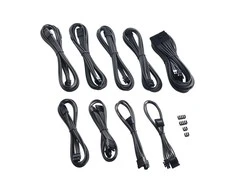 „CableMod C-Series PRO ModMesh“ kabelių rinkinys, skirtas „Corsair AXi/HXi/RM“ („Geltona Label“) – anglies pluošto