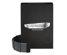 „CableMod C-Series PRO ModMesh“ kabelių rinkinys, skirtas „Corsair AXi/HXi/RM“ („Geltona Label“) – anglies pluošto