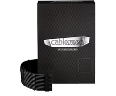 „CableMod C-Series Pro ModMesh“ kabelių rinkinys, 2 x 12 V 2,6 mm, „StealthSense“, skirtas „Corsair Type 5 RMx Shift“ maitinimo šaltiniams – juodos spalvos, 65 cm