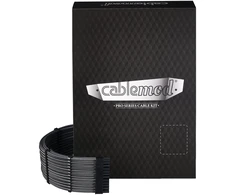 „CableMod C-Series Pro ModMesh“ kabelių rinkinys, 2 x 12 V, 2,6 mm, „StealthSense“, skirtas „Corsair Type 5 RMx Shift“ maitinimo šaltiniams, anglies pluošto, 65 cm