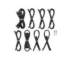 CableMod C-Series Pro ModMesh Cableset for Corsair RMi, RMx ir RM PSU – juodos spalvos
