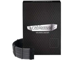 CableMod C-Series Pro ModMesh Sleeved 12V-2×6 12VHPWR Dual StealthSense Cable Kit for Corsair RMi, RMx (Juodas Label) – carbon