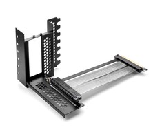 „CableMod“ vertikalus PCI-e laikiklis PCI-e 4.0 leidimas, HDMI + DisplayPort – juodos spalvos