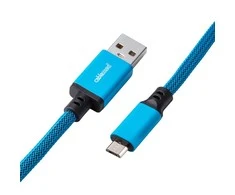 USB kabelis CableMod microUSB - USB-A 1,5 m mėlynas (MC- CKCA- MLB-KLB150KLB-R)