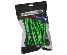 CableMod Classic ModMesh Cable Extension Kit – 8+6 Series – juodas/light žalias