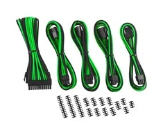 CableMod Classic ModMesh Cable Extension Kit – 8+6 Series – juodas/light žalias