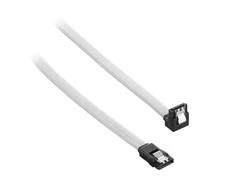CableMod ModMesh Right Angle SATA 3 Cable 30cm – baltas