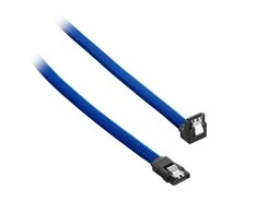 CableMod ModMesh Right Angle SATA 3 Cable 60cm – mėlynas