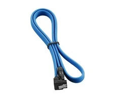 CableMod ModMesh Right Angle SATA 3 Cable 60cm - light mėlynas