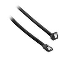 CableMod ModMesh Right Angle SATA 3 Cable 30cm – juodas