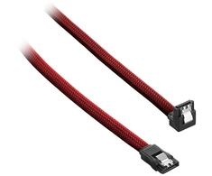 „CableMod ModMesh“ stačiakampis SATA 3 kabelis, 60 cm, Ø 10,7 mm, kraujo raudonumo