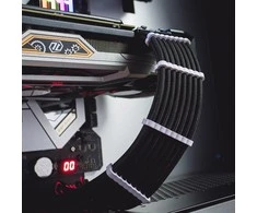 CableMod PRO Bridged Cable Šukos Kit – baltos spalvos