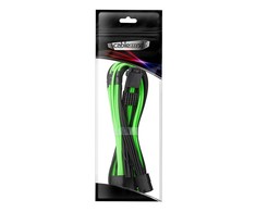 CableMod PRO ModMesh 12VHPWR to 3x PCI-e Cable – 45cm, juodas/light žalias